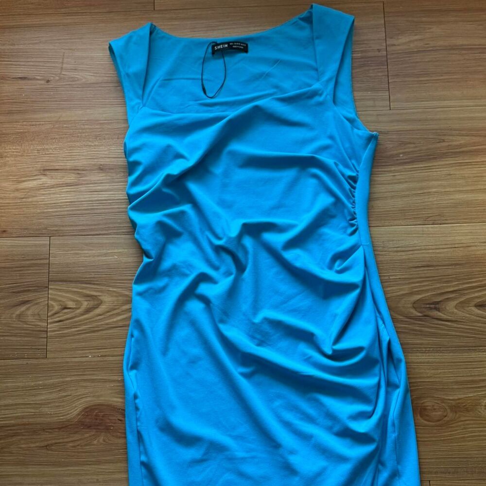 Shein Women's Blue Dress